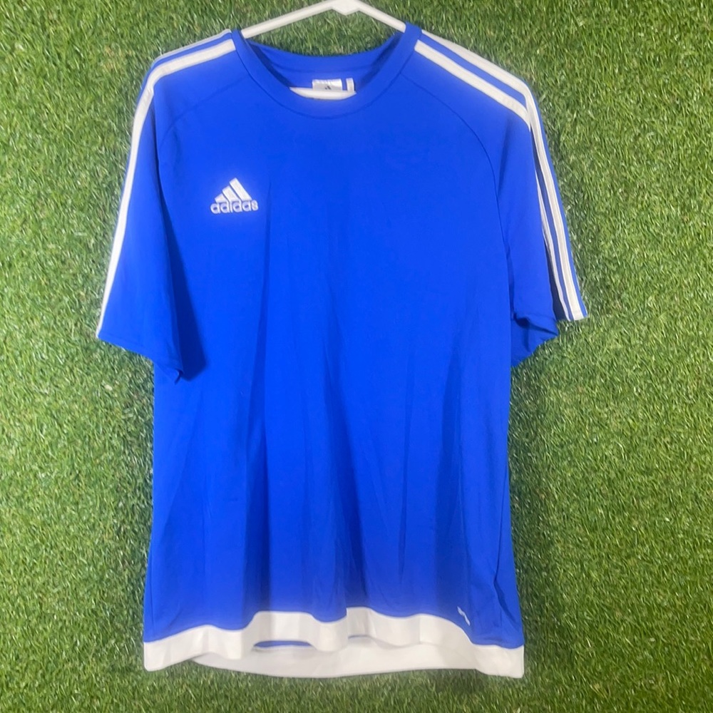 Blue Adidas tee
